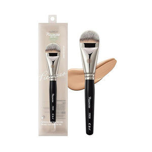 Piccasso FB20 Foundation Brush ? Flat Makeup Brush for Liquid &amp Cream Foundation Soft Synthetic Bristles for Seamless and High-Coverage Face Makeup Professional Korean Beauty Tool for Daily Use