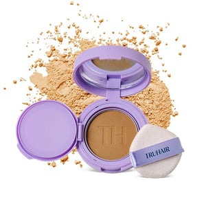 TRUHAIR Root &amp Scalp Cover Up Pressed Powder Compact Waterproof Weightless Hair Coverage &amp Bald Spot Concealing Root Touch Up Hair Color for Gray Coverage &amp Thinning Areas 0.35 Oz (Lig