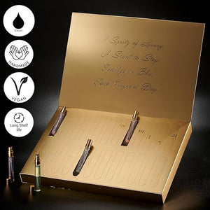 Advent Calendar 2025 Adult Women ? 24pc Perfume Gift Set for Her ? Christmas Beauty Gifts for Women Wife Mom Teen Girls Floral Fragrance Sampler Travel-Size Perfumes - Holiday Countdown Calendar