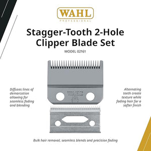 Wahl Professional 2-Hole Stagger-Tooth Clipper Blade Cordless Magic Clip Professional Use