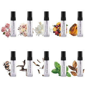 10 Scents Samples Mixed Men and Women Perfume Eau de Parfum Signature Long-Lasting Fragrance Date Night &amp Special Occasion Total 3.4 Fl Oz - 100ml