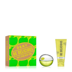 DKNY Be Delicious Eau de Parfum 2 Piece Gift Set For Women - Perfume Spray 1.0 Fl. Oz. &amp; Body Lotion 3.4 Fl. Oz.