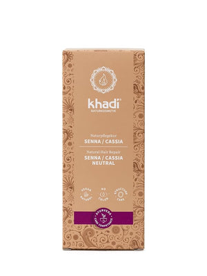khadi SENNA/CASSIA Natural Hair Color - This colorless intensive care provides shine volume and elasticity - Plant hair color 100% herbal &amp natural - 3.5 oz