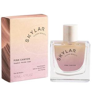 Skylar Pink Canyon Eau de Parfume - Hypoallergenic Perfume for Women &amp Men Vegan &amp Safe for Sensitive Skin - Woody Citrus Perfume with Notes of Grapefruit Pink Salt &amp Cedar - 1.70 Fl Oz