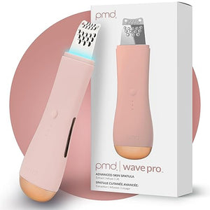 PMD Wave Pro - Professional-Grade Advanced Skin Spatula - Extract, Infuse, &amp; Lift - SonicGlow Vibration and E-Wave Technology - Clear Pores, Blackheads, &amp; Whiteheads