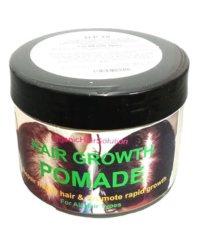 Organic Hair Solution-Hair Growth Pomade Grease with Peppermint-Mango Butter-Tea Tree - Argan- Jojoba seed- Avocado- Castor oil- For Scalp and Hair-For Stronger, Thicker Longer Hair-NOURISH &amp; STRE