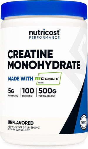 Nutricost Creapure¢ç Creatine Monohydrate 500 Grams