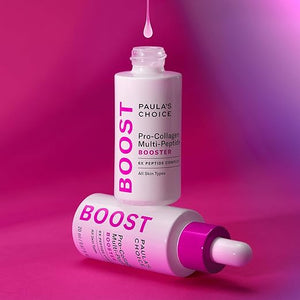 Paula¡¯s Choice Pro-Collagen Multi-Peptide Booster Face Serum for Wrinkles Serum for Face Supports Collagen Production with Plumping Hyaluronic Acid &amp Amino Acids Fragrance-Free 0.67oz