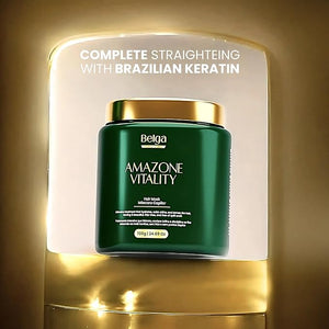 Amazone Vitality Brazilian Smoothing Keratin Treatment Mask Botox - Anti-Frizz &amp Deep Repair. 24.6 Ounces