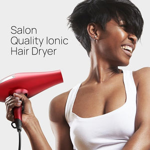 TREZORO Professional Blow Dryer for Women ? Ionic Hair Dryer 2000W for Salon &amp Personal Use ? Powerful Fast &amp Quiet Drying for Curly Hair Unwanted Frizz ? Design for Travel ? 8.2ft Cord ? Re