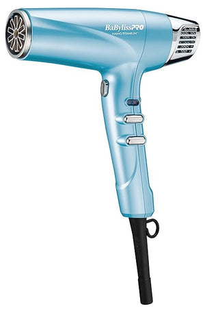 Nano Titanium Hair Dryer Professional 1875-Watt Blow Dryer Lightweight Ionic Technology Dries Hair Faster with Less Frizz