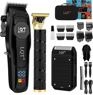 Hair Clippers for Men,3 In1 Cordless Beard Trimmer Electric Shavers,T-Blade Barber Clippers and Trimmer Set,Electric Hair Cut Machines,Men¡¯s Grooming Kit for Gifts,for Home, Barber