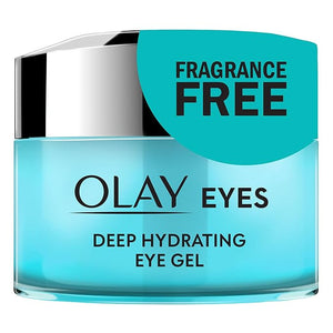 Olay Deep Hydrating Eye Gel with Hyaluronic Acid for Tired Eyes Hydrating Gel Cucumber 0.5 Fl Oz