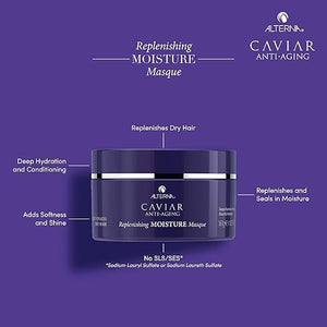 Alterna CAVIAR Anti-Aging Replenishing Moisture Hair Masque | Replenishes Dry Coarse Damaged Hair | Sulfate Free