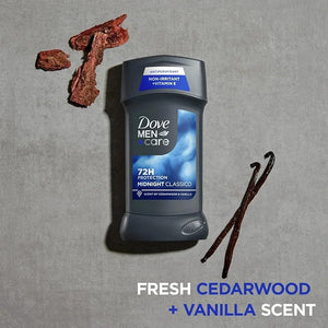 Dove Men+Care Antiperspirant Deodorant Midnight Classico 2.7 oz (Pack Of 4)