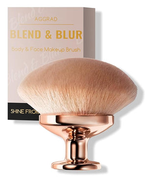 Upgraded Blend &amp Blur Body Makeup Brush for Self Tanner Tanning Lotion Sunscreen Applicator for Back Leg Makeup Kabuki Foundation Brush for Liquid Beauty Supreme Cream Bronzer Brush for Face Gol