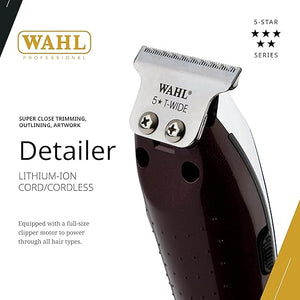 Wahl Professional Sterling Mag Cordless Trimmer Lithium Ion Quick-Detach Blade 120 Minute Run Time