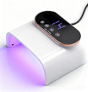 76W UV LED Nail Lamp Light Dryer for Nails Gel PolishLED Nail Dryer with 38 LED Beads4 TimerSmart SensorLCD Display Fast Curing Gel Nail Polish Nail Art Tools Manicure Accessories