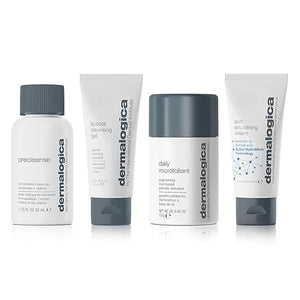Dermalogica Discover Healthy Skin Kit - Includes: Precleanse Face Wash Face Exfoliator &amp Moisturizer - Wash Away Impurities To Reveal Glowing Skin