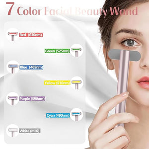 Red-Light-Therapy-for-Face 7 in 1 LED Light Therapy Eye Equipment for Skin Care at Home Red Light Therapy Face Massager Skin Rejuvenation Light
