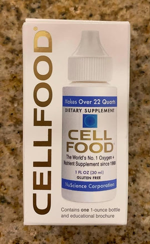 Cellfood Oxygen Boost - 1 fl oz 2 Pack - Liquid Oxygen Supplement - Gluten Free Cert. Kosher