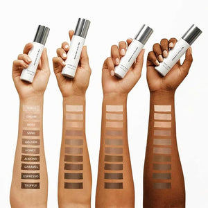 RODAN + FIELDS Radiant Defense Perfecting Liquid SPF 30 - Sand, 50 mL, 4-in-1 Makeup &amp; Skin Care Beauty Solution, Face Sunscreen, Moisturizer, Light Foundation