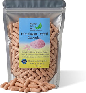 Pink Himalayan Salt Capsules 540 Caps (850 mg) Keto Diet Electrolyte