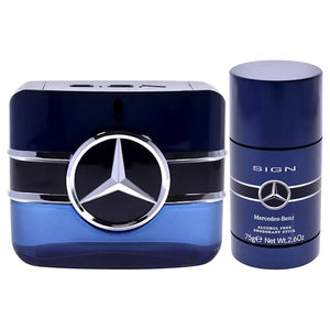 Mercedes Benz Sign for Men - 2 Pc Gift Set 3.4oz EDP Spray 2.6oz Deodorant Stick