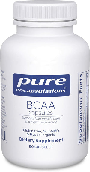 Pure Encapsulations BCAA Capsules | Hypoallergenic Supplement to Support Muscle Function During Exercise* | 90 Capsules