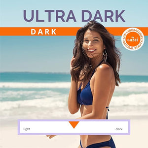 Sun Laboratories By Giesee Ultra Dark Spray Tan Solution 1/2 Gallon - Professional Sunless Tanning Spray for Airbrush Tan Self Tanner Mist Sun Tanning Lotion Fake Tan