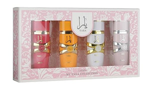 Lattafa My?Yara Collection ? 4?¡¿?25?ml Eau de Parfum Gift Set for Women (Yara + Yara Moi + Yara Tous + Yara Candy)