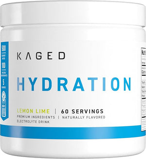 Kaged Hydration Drink Mix | Sugar Free | Tastes Amazing | 5 Key Electrolytes 60 Servings
