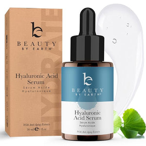 Hyaluronic Acid Serum for Face - USA Made with Natural &amp; Organic Ingredients, Hydrating Anti Aging Face Serum, Softens and Smoothes Dry &amp; Sensitive Skin, Fragrance Free Day &amp; Night Facial