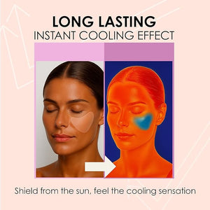 12Pairs (24patchs) Sun Patch, Under Eye UV Protection for Golf, Hiking, Driving, Outdoor Sports | Cooling Sunblock Patches, Scar &amp; Sun Damage Protection