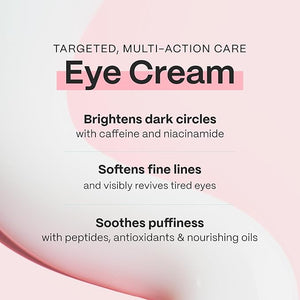 Mad Hippie Eye Cream - Anti-Aging Under Eye Cream for Dark Circles and Puffiness with Niacinamide with Skin-Brightening Vitamin C 0.5 Oz