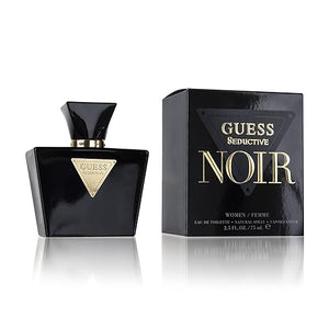 Guess Seductive Noir for Women - 4 Pc Gift Set 2.5oz EDT Spray 0.5oz EDT Spray 3.4oz Body Lotion Pouch