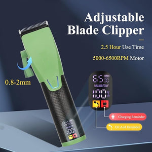 Professional Hair Clipper &amp Hair Trimmer &amp Foil Shaver Kit Beard Trimmer Clippers and Trimmers Set Cordless Mens Clippers for Home Barber