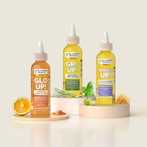 Hollywood Beauty Level Up! Daily Hair Scalp &amp Skin Oil Trio (3 Products)