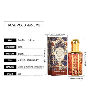 Roll-On Charming Floral Fragrance Perfume - Rose Scented Long-Lasting Portable Elegance(3PCS)