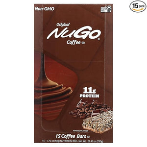 NuGo Nutrition NuGo to Go Coffee 15 Bars