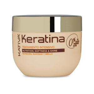 KATIVA Keratin Intensive Treatment (8.45 Fl Oz) - Rebuild &amp Strengthen Damaged Hair with Hydrolyzed Keratin &amp Ceramides Sulfate-Free for Soft Shiny Nourishment