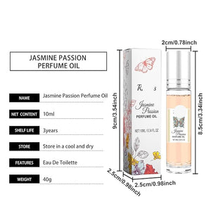 Roll-On Jasmine Perfume - Long-Lasting Portable Mini Fragrance For All-Day Allure(3PCS)