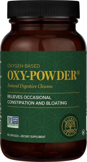 Global Healing Oxy-Powder Colon Cleanse, Constipation Relief for Women &amp; Men, Magnesium Oxide Colon Cleanser &amp; Detox for Weight Loss, Gut Cleanse Detox for Women and Men
