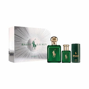 Ralph Lauren - Polo Eau de Toilette - Men's Cologne Trio Set ($199 Value) - Full Size 4.2 Fl Oz Travel Size 1.35 Fl Oz &amp Deodorant