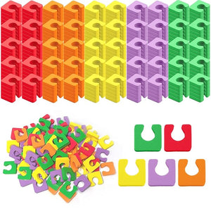 600 Pcs Toe Separators Unisex Soft Foam Finger Divider Spacer Set Nail Polish Art Painting Pedicure Tools Suitable for Spa Salon Beauty Foot Therapy Multicolour
