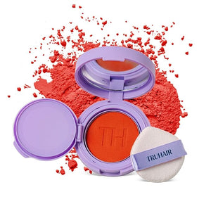 TRUHAIR Root &amp Scalp Cover Up Pressed Powder Compact Waterproof Hair Coverage for Gray Roots and Thinning Areas 0.35 Oz (Red)