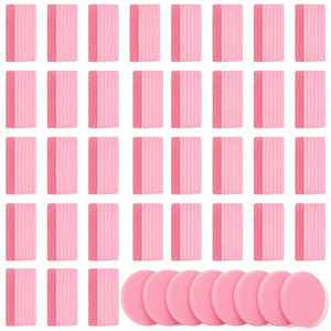 Mifoci 960 Pieces Pink Compressed Facial Sponges for Estheticians, Makeup Removal Sponge Pads for Women Spa Exfoliating Face