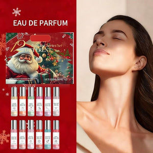 Perfume Gift Set for Women 12pc Floral Fragrance Sampler with Travel Size Perfumes Holiday Gift Box for Wife Mom Teen Girls Romantic Christmas Valentine's Day Presents for Her (12x10ml Floral)
