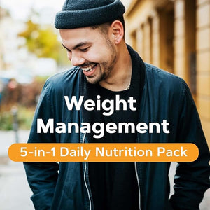 GNC Total Lean Burn and Define VitaPak Program for Men &amp Women 5-in-1 Pack for Energy Weight Management Calorie Burn Immune Health Water Balance 30 Servings