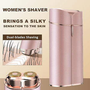 Facial Hair Removal for Women Portable Painless Lady Shaver with Built-in LED Wet/Dry Electric Razor Hair Remover Device for Face/Lips/Peach/Fuzz